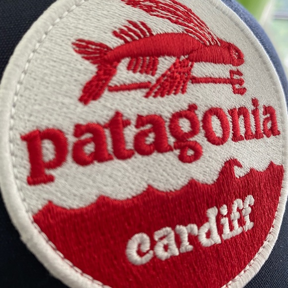 Patagonia Cardiff Fish Cap Trucker Rare Hat - Picture 2 of 3